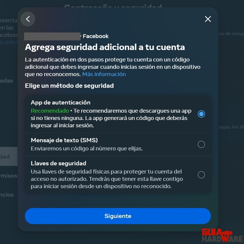 ¿Cómo configurar la autenticación en dos pasos?