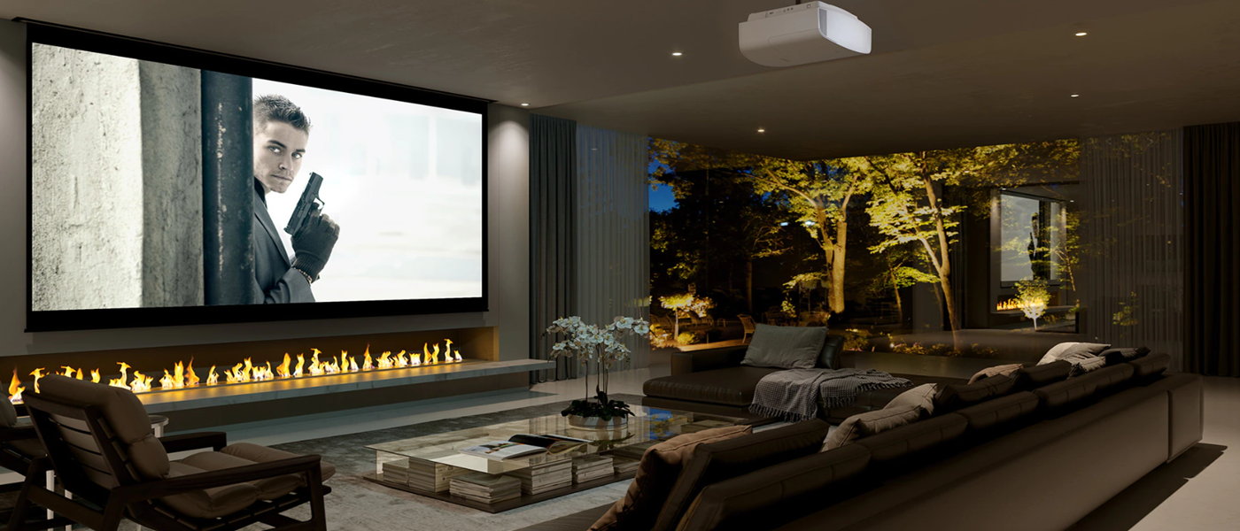Proyector en casa