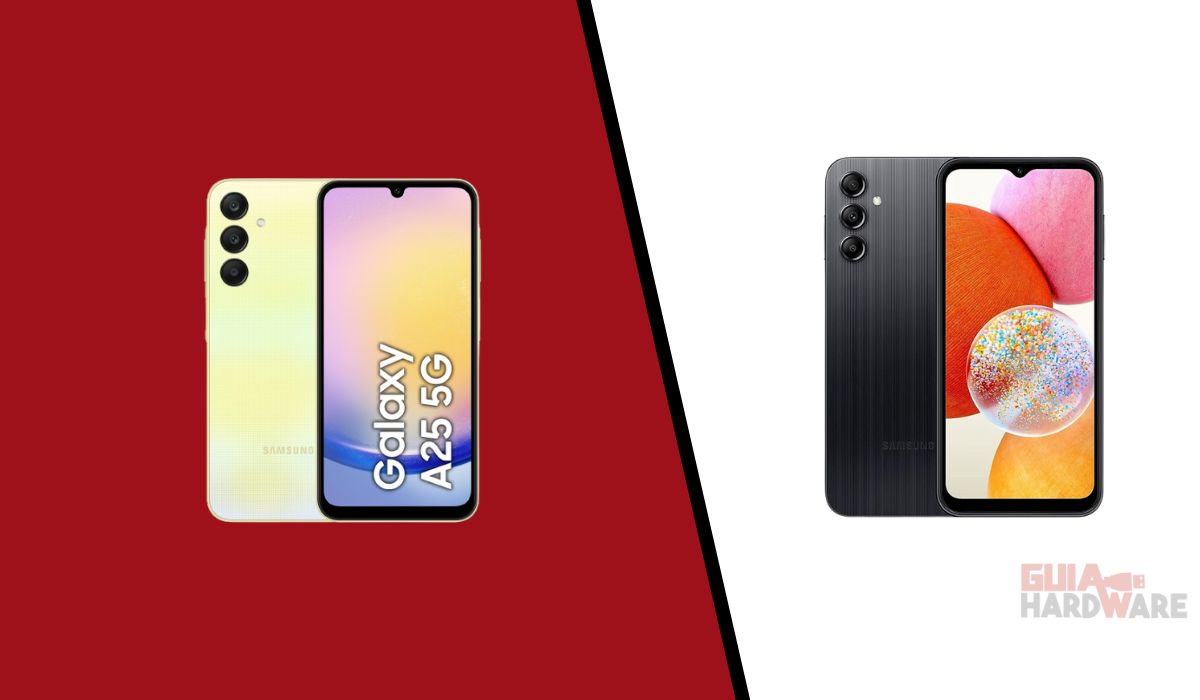 Samsung Galaxy A25 5G vs Samsung Galaxy A05s: Renovación de la familia A de la firma coreana