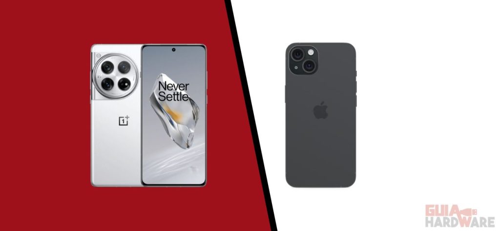 OnePlus 12 vs iPhone 15 comparativa