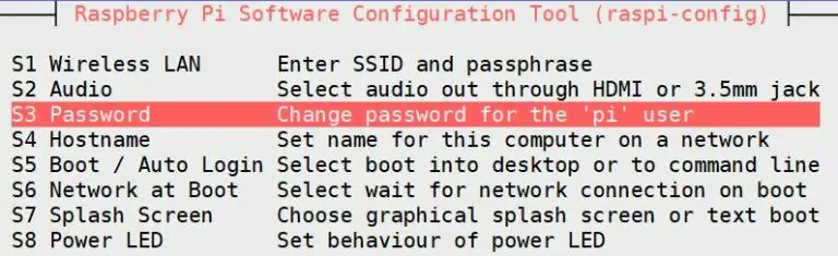 raspi-config