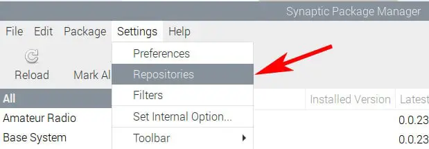 Add/Remove software Raspberry Pi