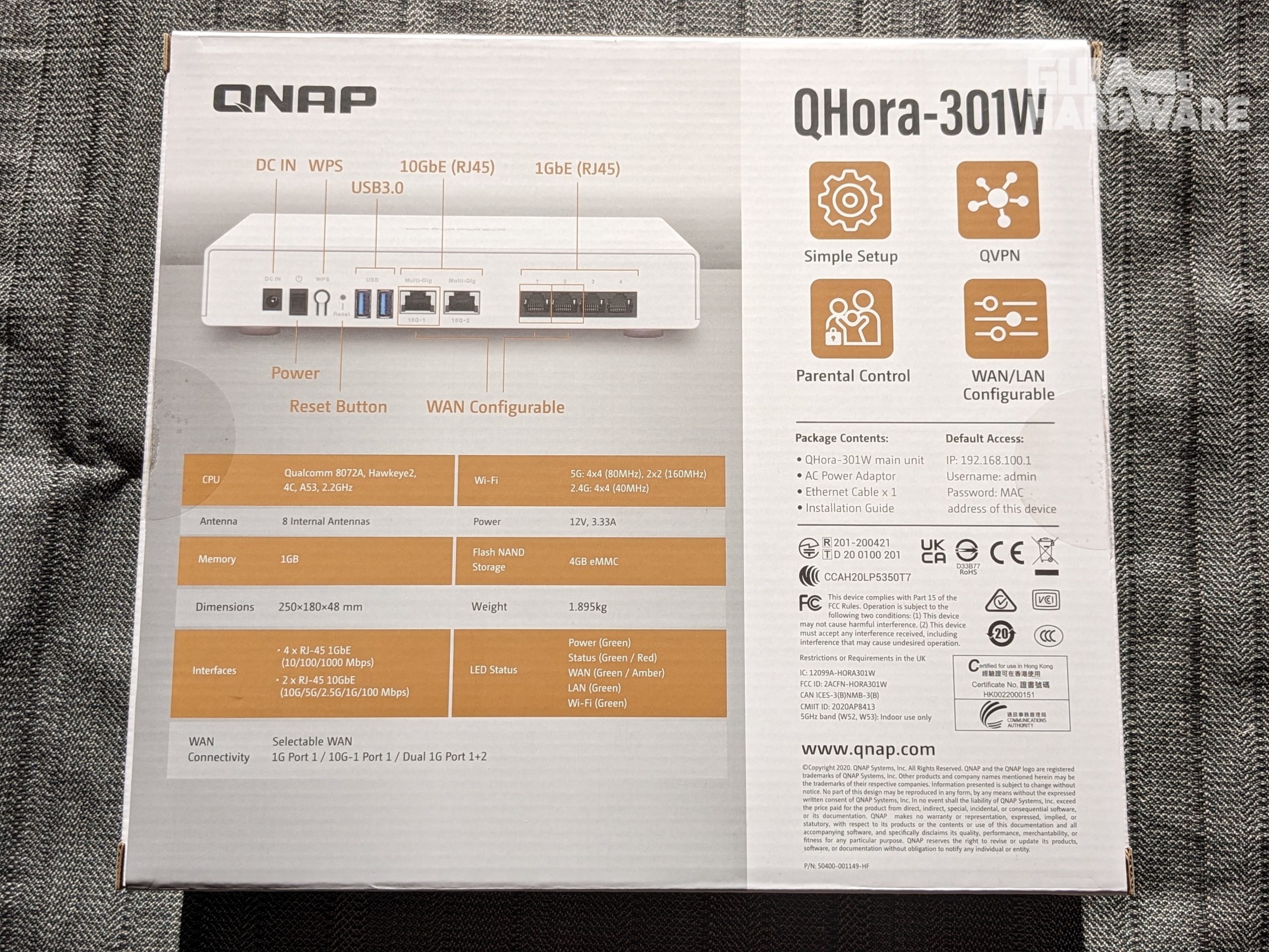 QNAP Qhora-301W