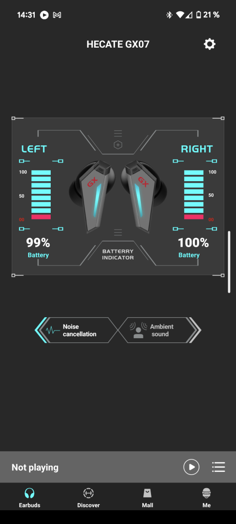 Edifier Hecate GX07 App