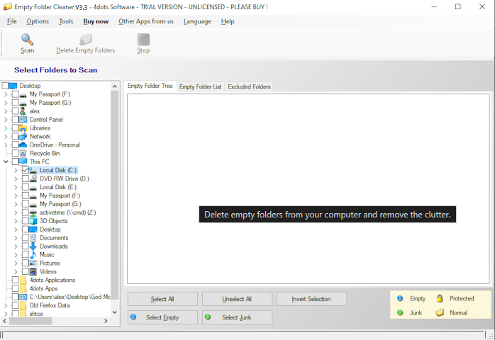 Empty Folder Cleaner