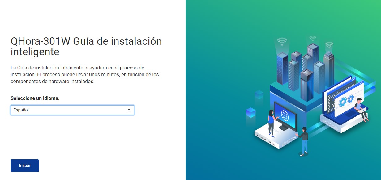 Guía de instalación inteligente