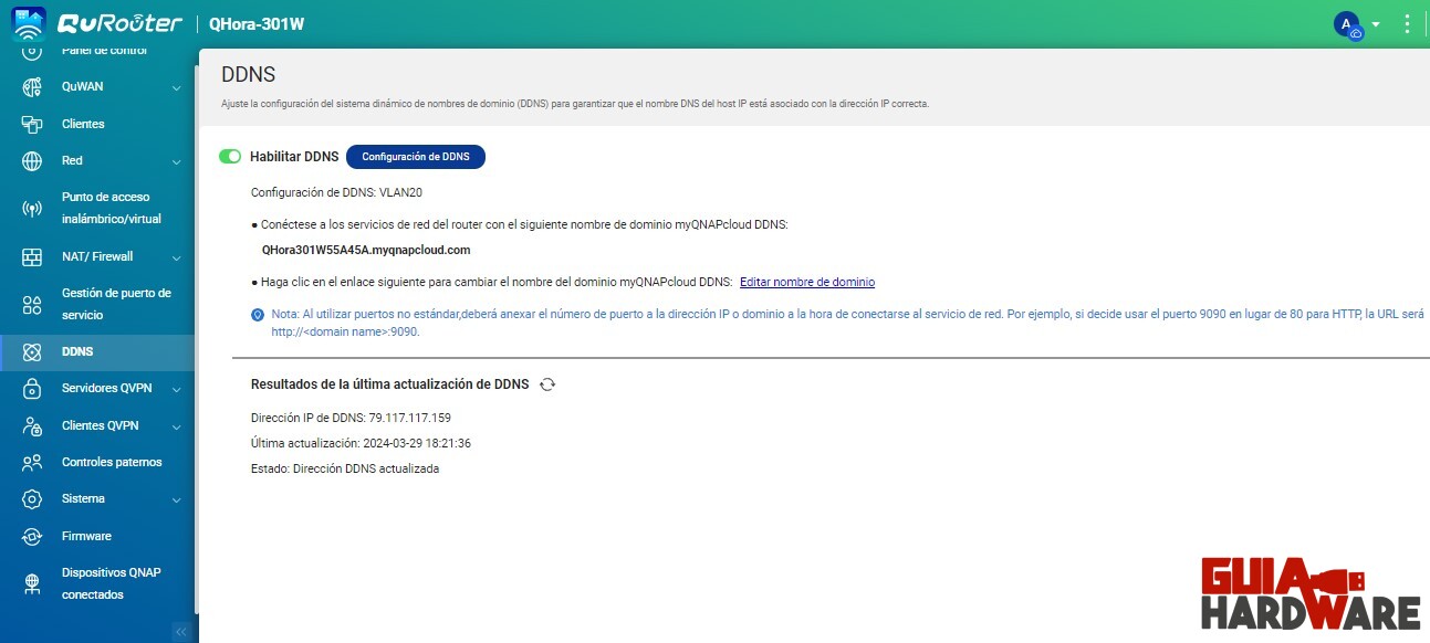 Configuración DNS