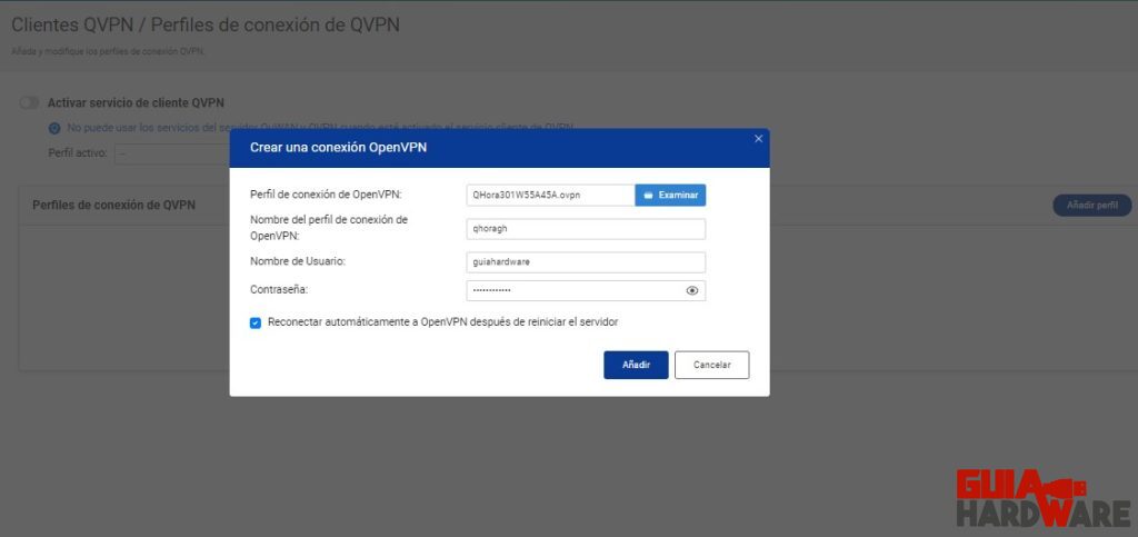 Configuración DNS QBelt