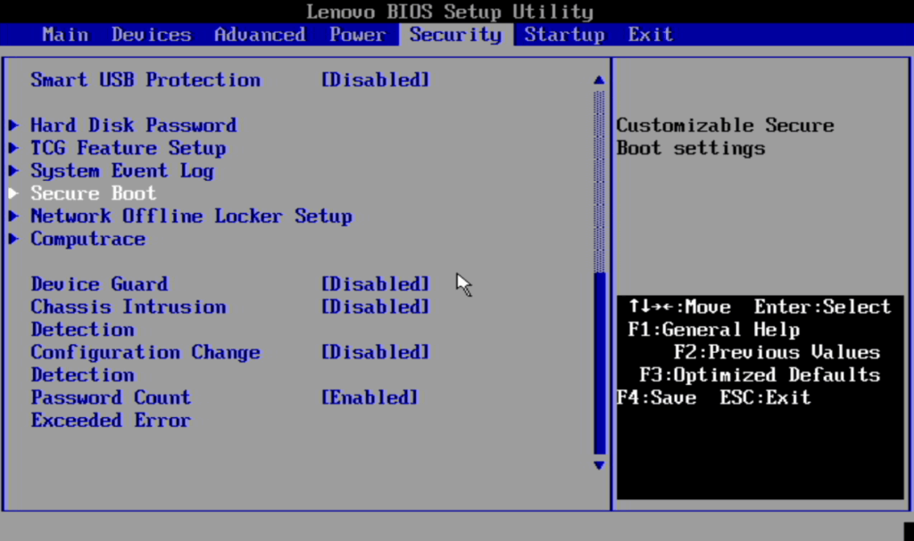 secure boot