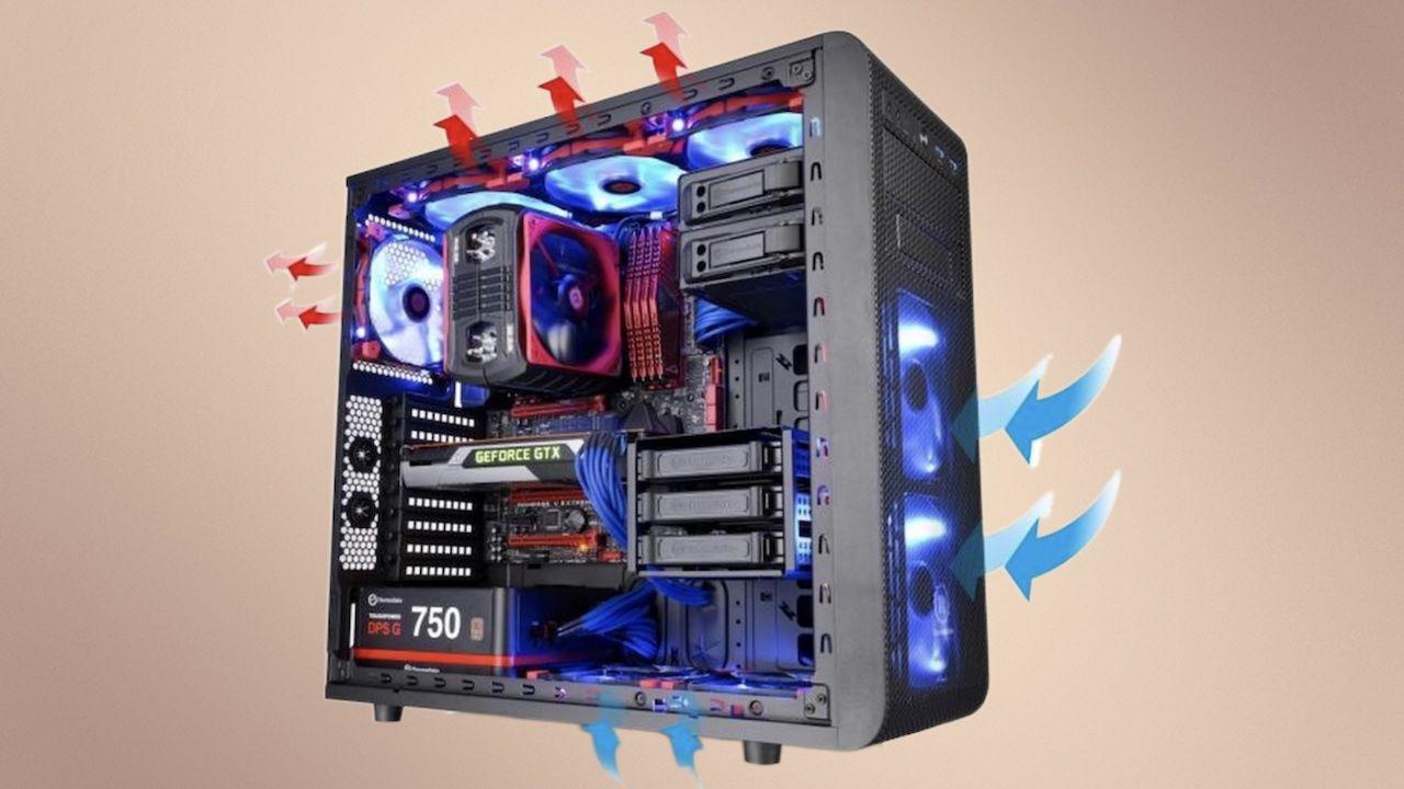 flujos de aire en pc