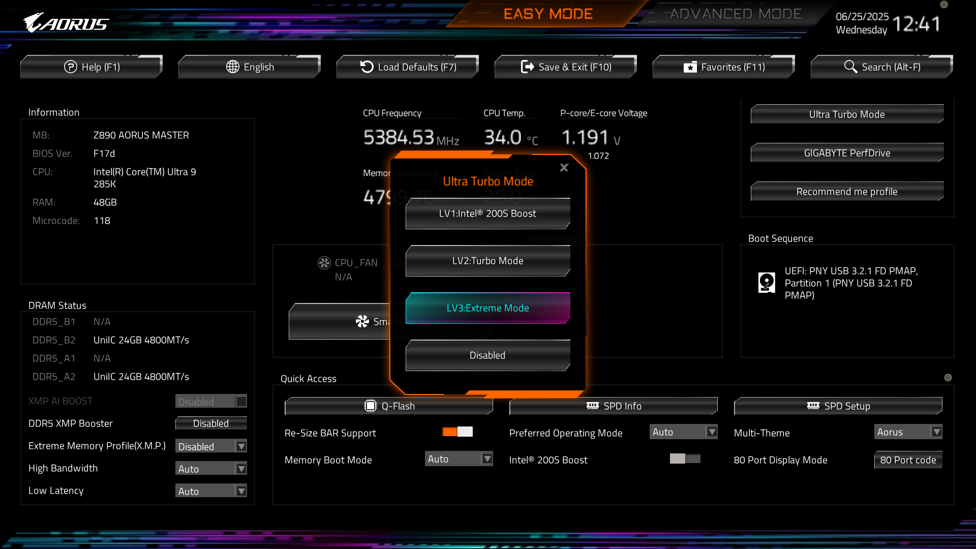 ultra turbo mode