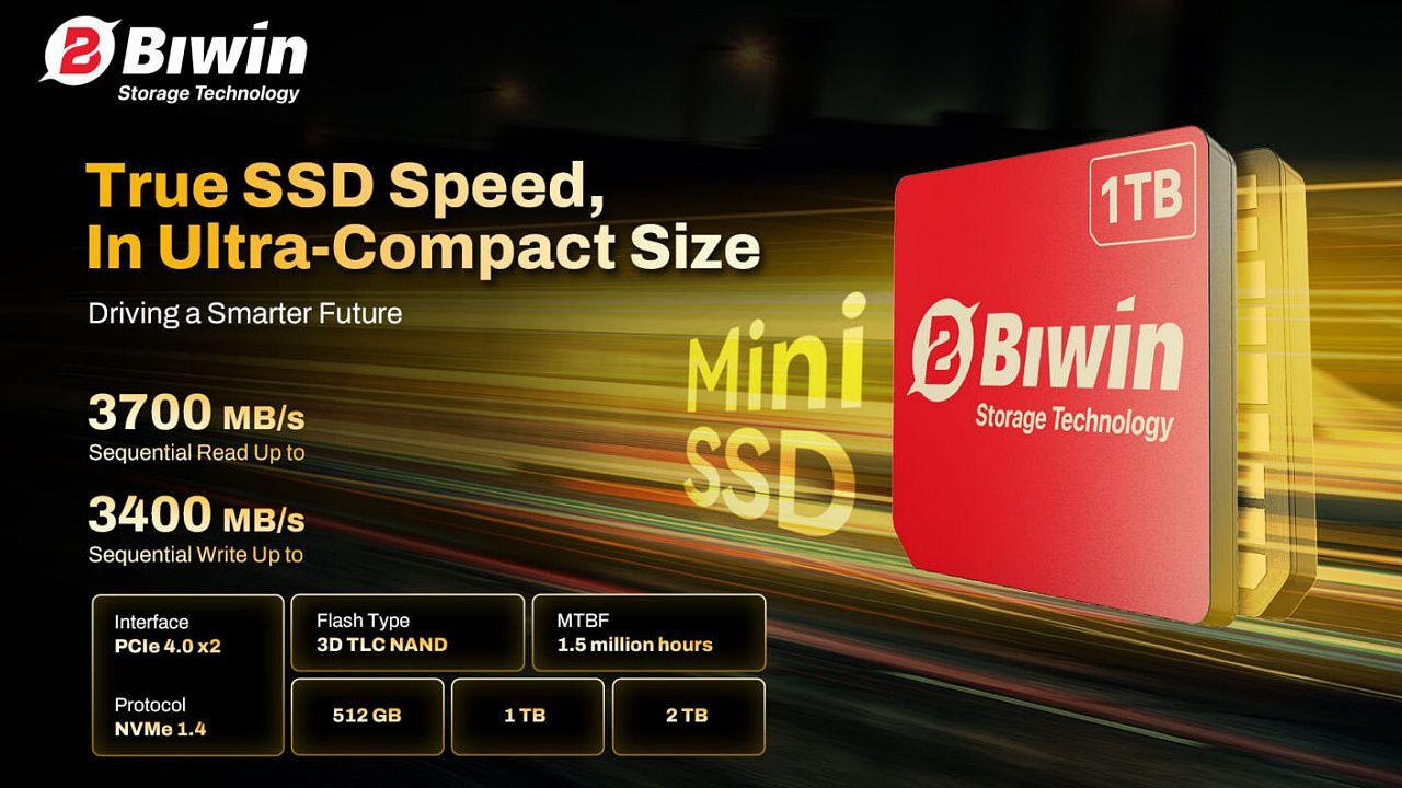 Mini SSD BIWIN caracteristicas y especificaciones