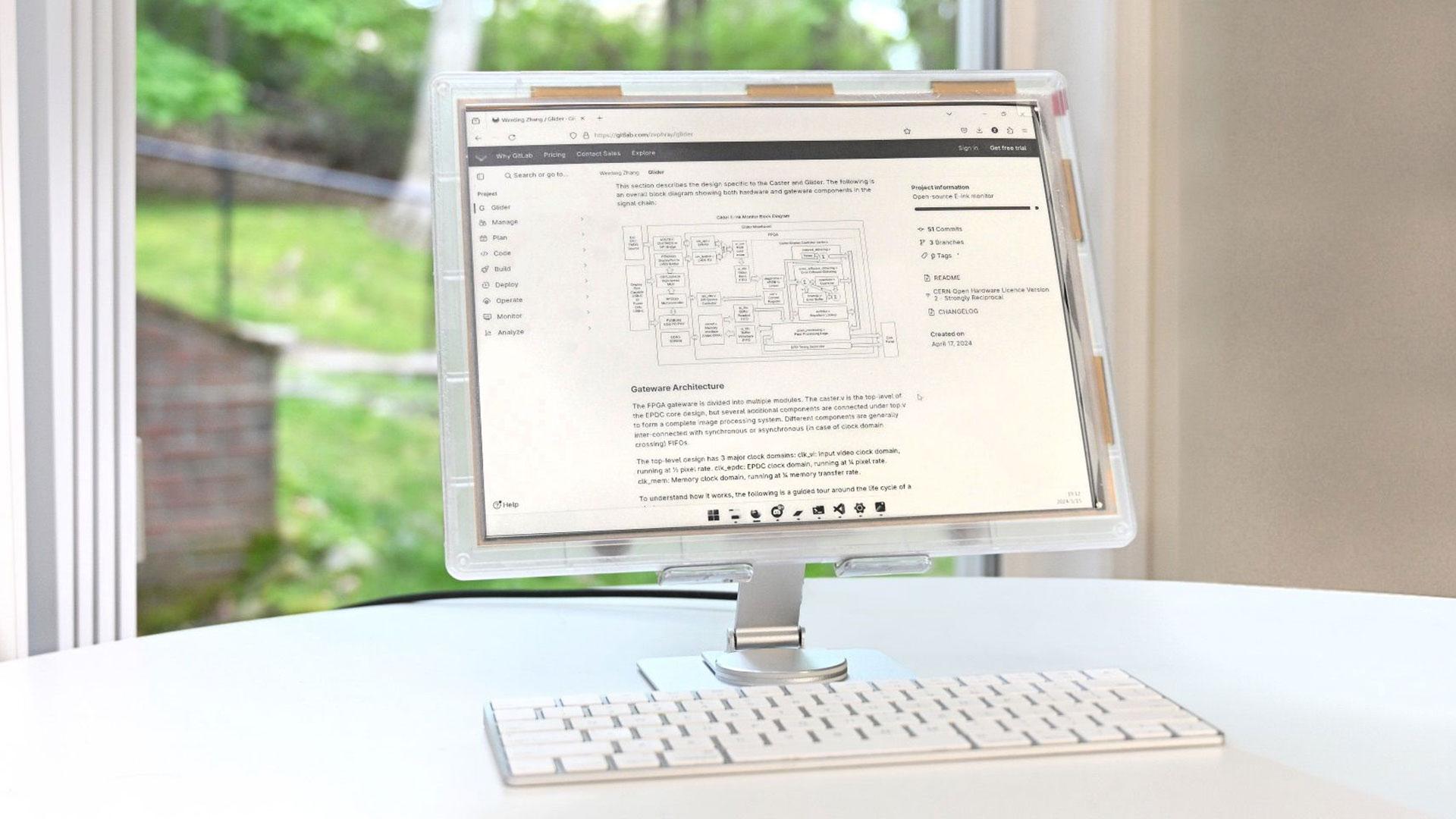 Monitor e-paper Modos Tech de 75Hz