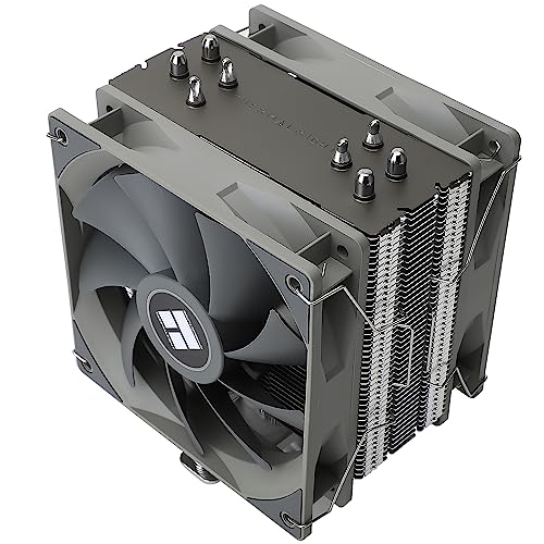 Thermalright Assassin Spirit 120 V2 PLUS - Enfriador de aire para CPU (4 tubos de calor, doble PWM Quiet Fan CPU, disipador de calor para AMD AM4 AM5/Intel 1700/1150/1151/1200(AS120 V2 Plus)