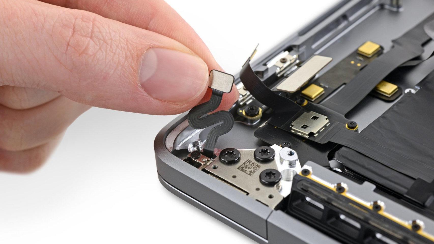 Sensor de ángulo en MacBook