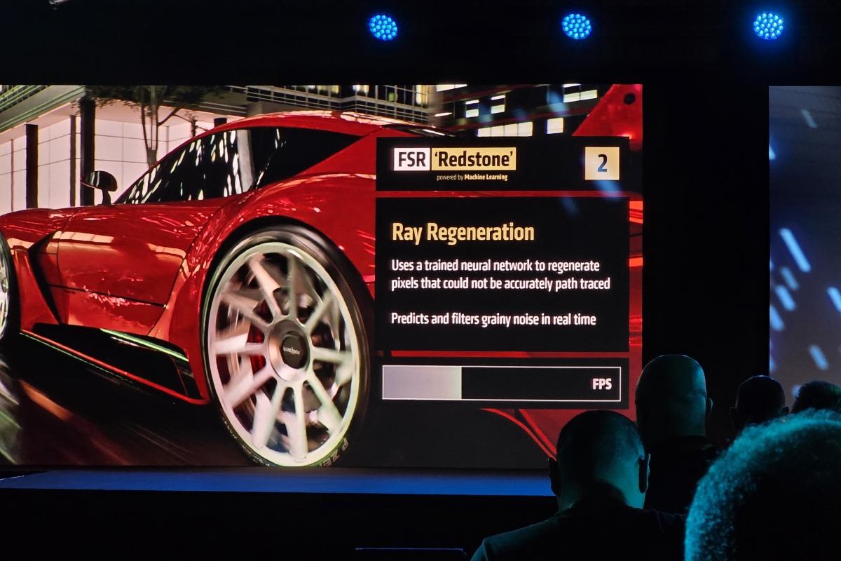 AMD FSR Redstone con inteligencia artificial para juegos