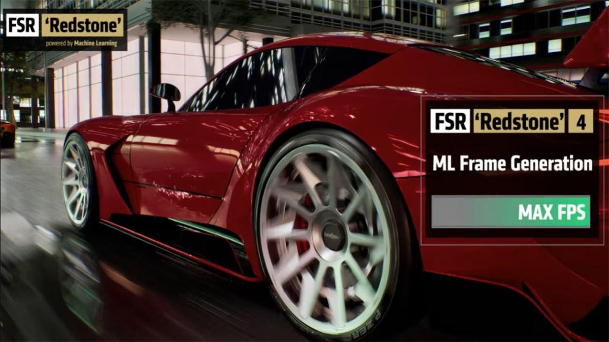 Qué es AMD FSR Redstone