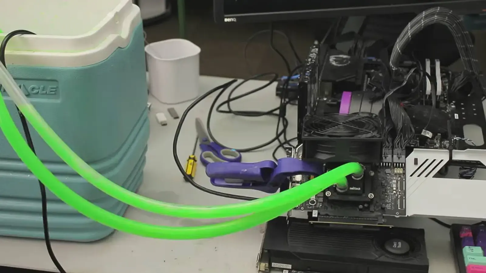 anticongelante de coche en refrigeración líquida para GPU