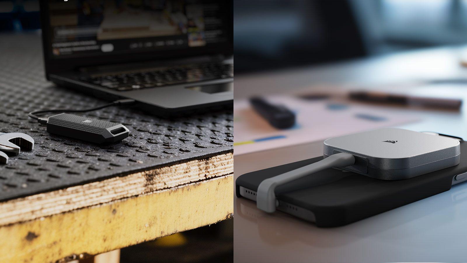 Detalle del Corsair EX400U Survivor