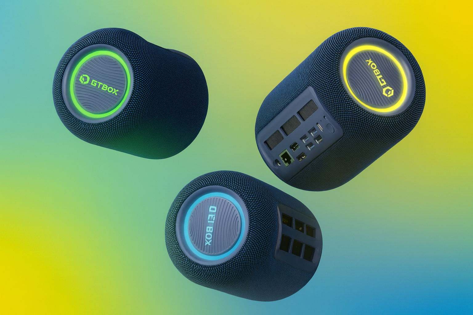 Mini PC con diseño tipo altavoz