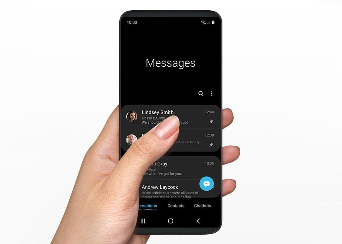Modo oscuro en Samsung One UI