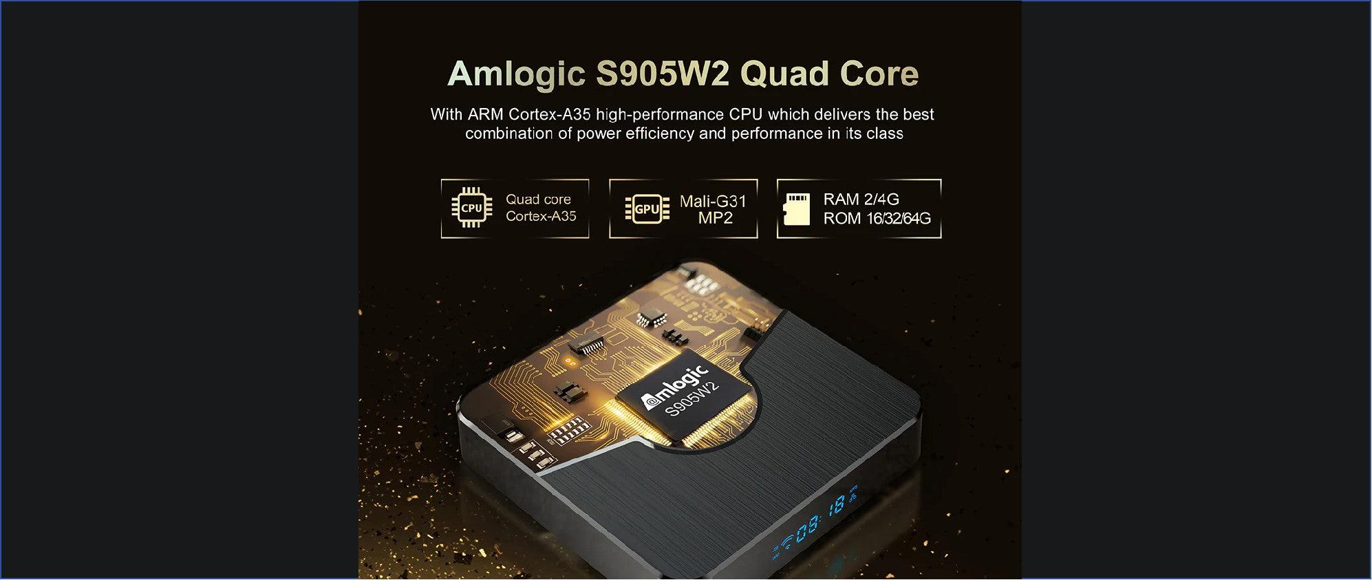 TV Box Amlogic S905X2 especificaciones