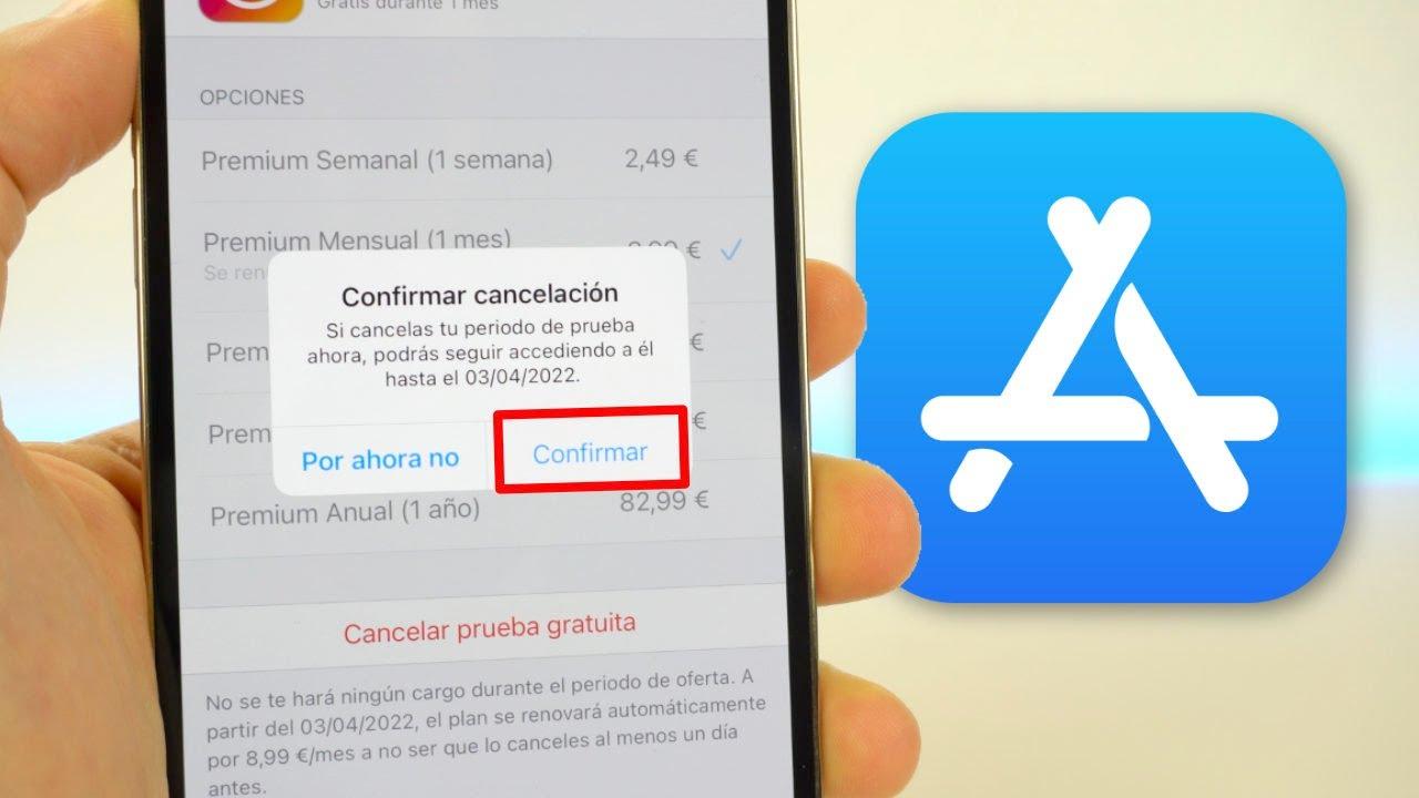 Cancelar suscripciones en iPhone
