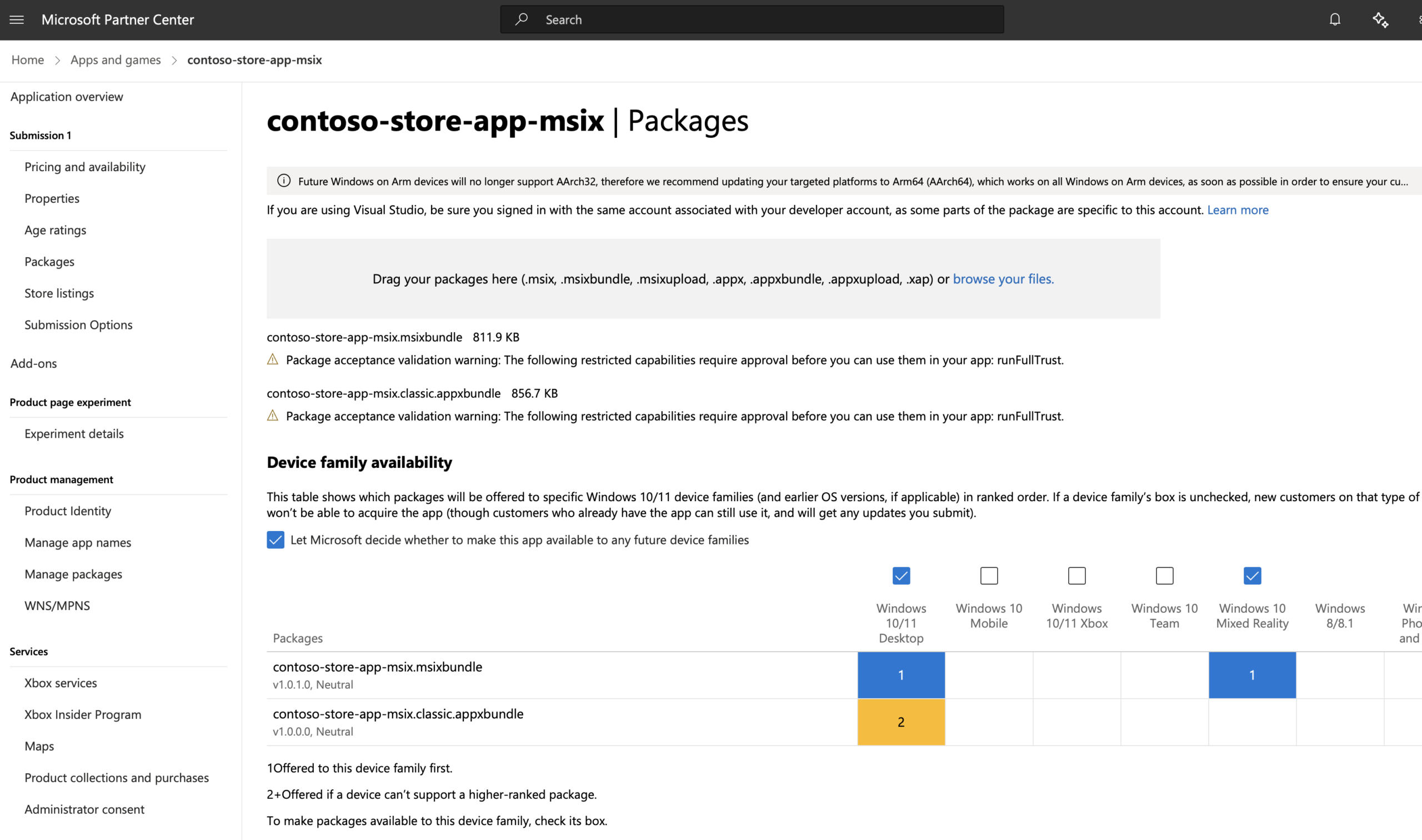 comparacion msix con msi exe appx