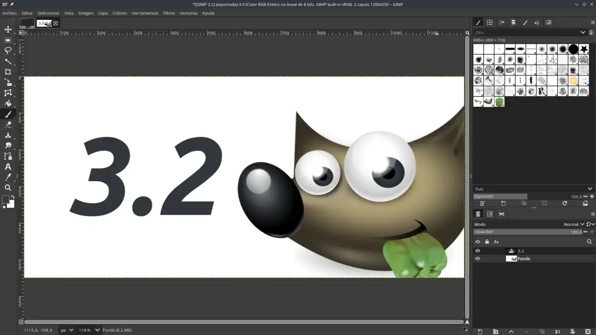 Editor de imágenes GIMP 3.2 Editor de imágenes GIMP 3.2