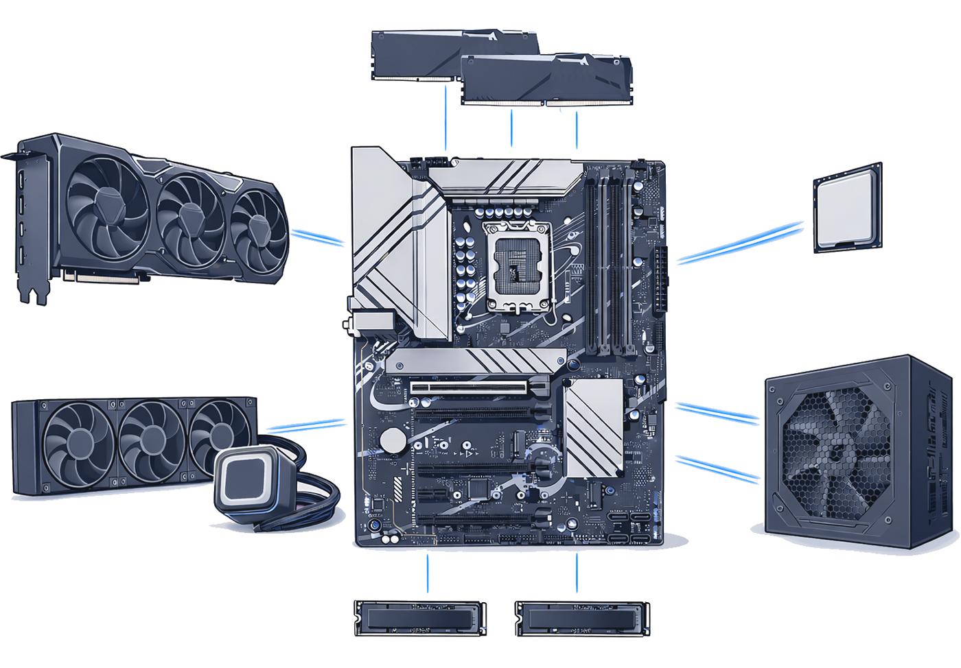 Ejemplo de configurador de PC