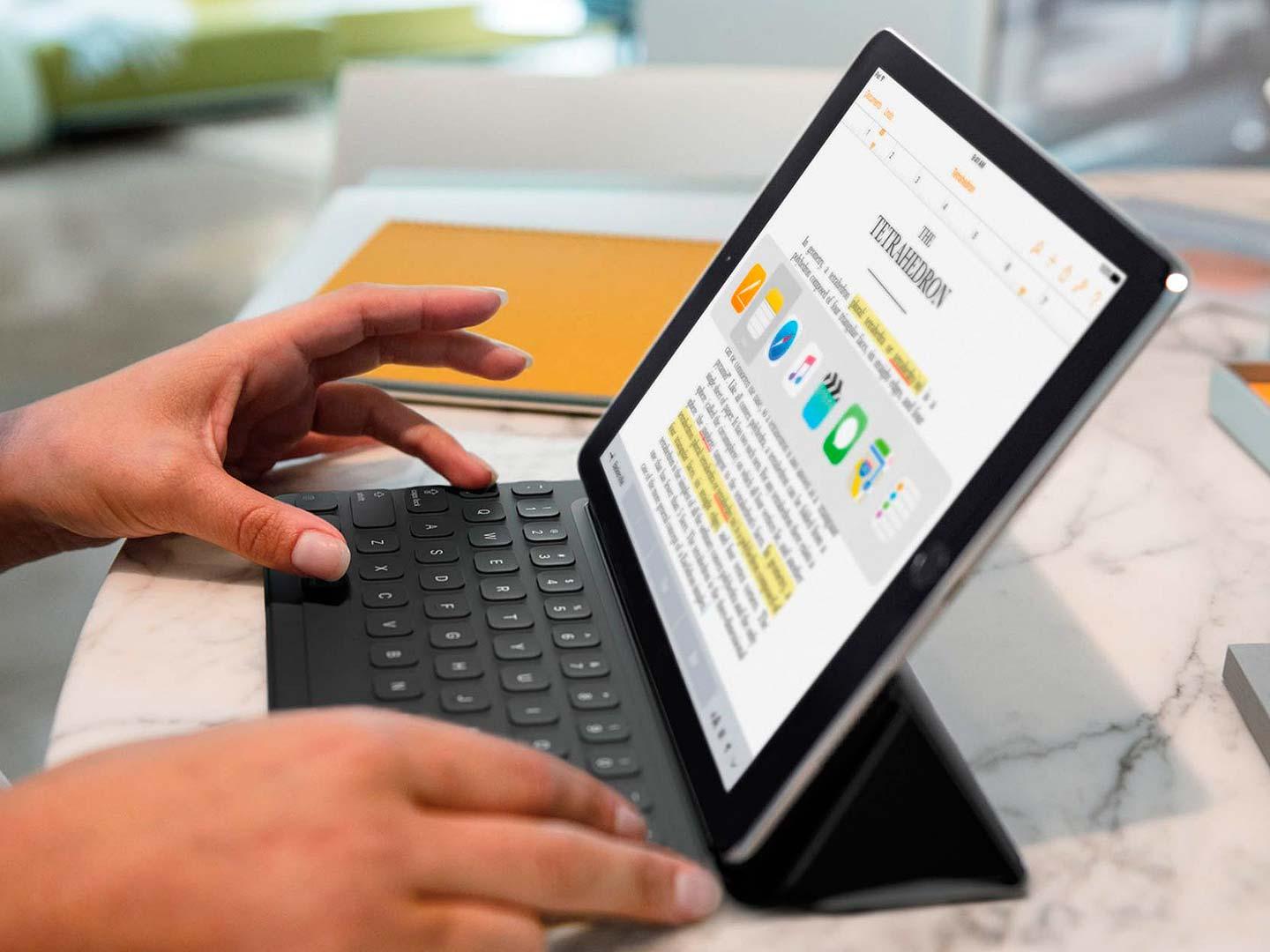 Widgets y pantalla de inicio en iPad