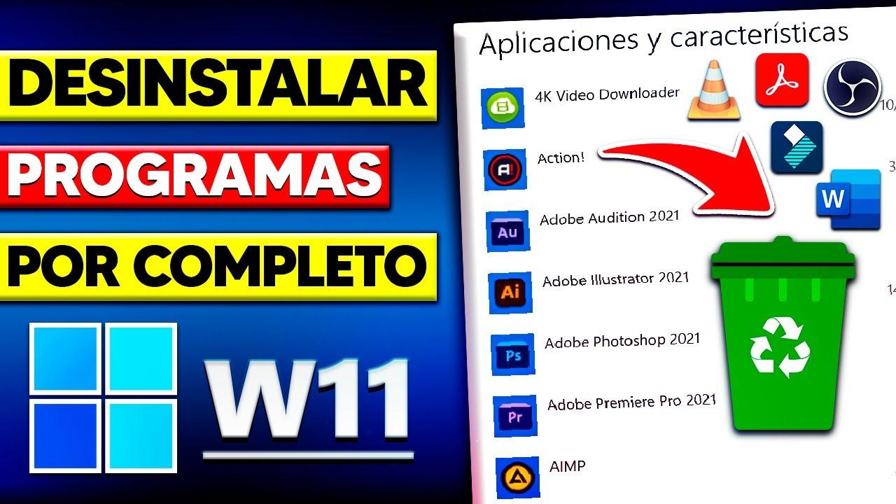 Quitar aplicaciones integradas de Windows 11