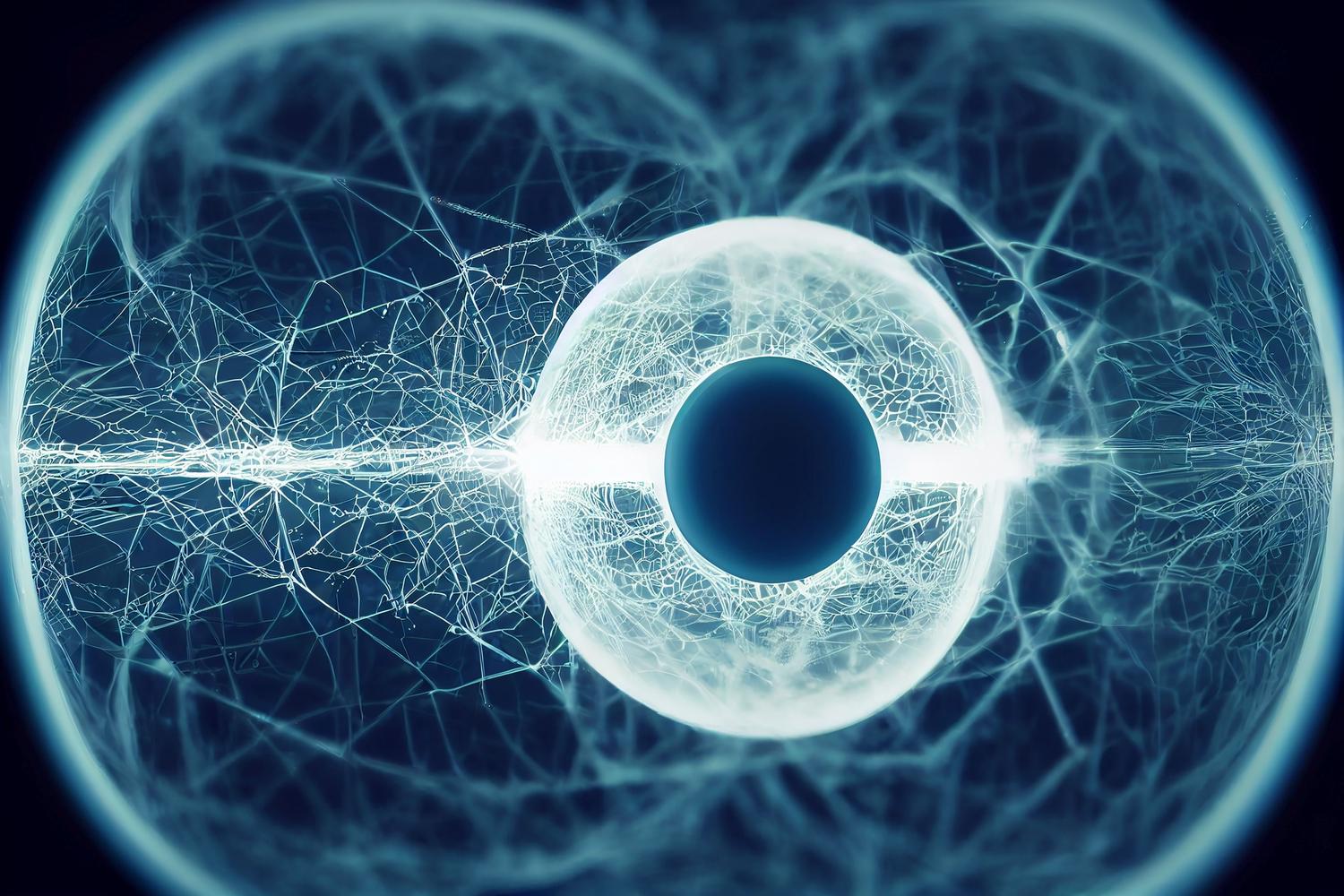 Ojo digital abstracto con patrones de redes neuronales que representa la observabilidad y monitorización en AgentOps. Ojo digital abstracto con patrones de redes neuronales que representa la observabilidad y monitorización en AgentOps.