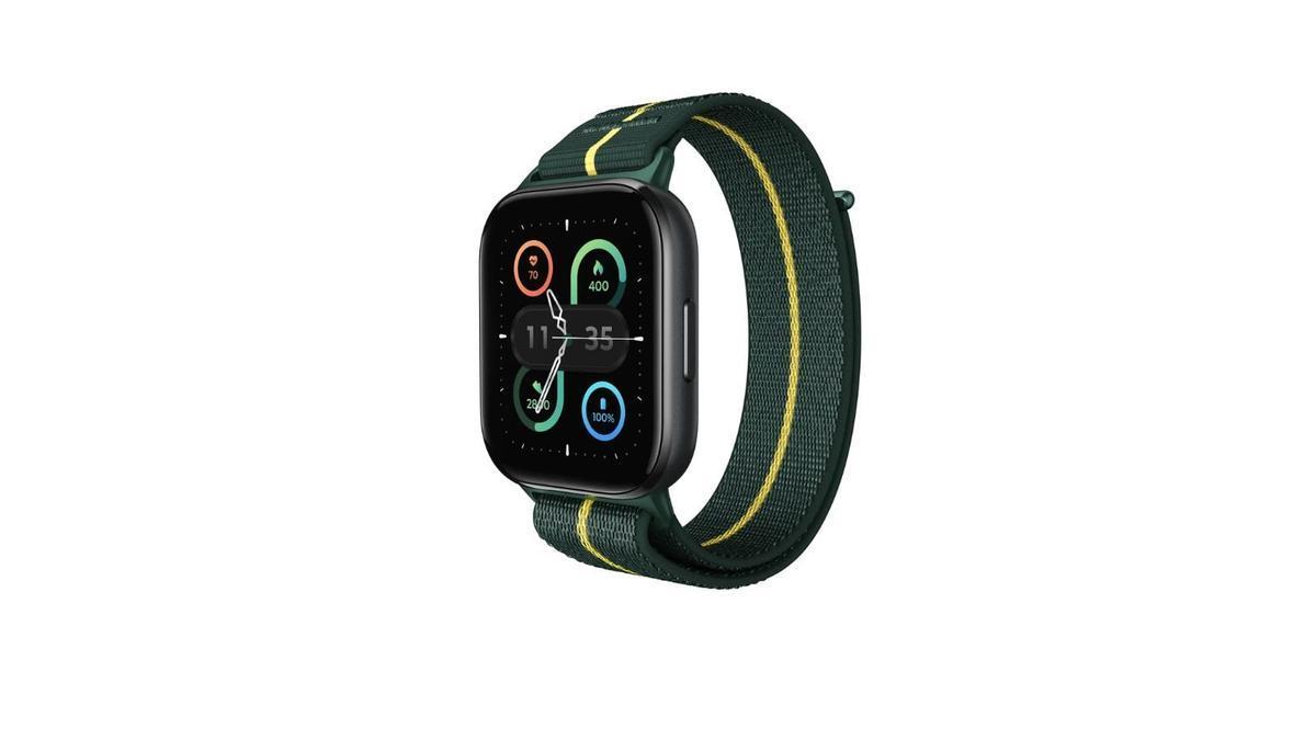 Moto Watch Fit en uso