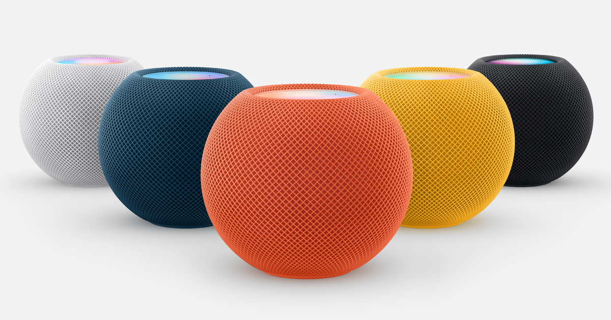 HomePod con pantalla táctil y diseño inspirado en el iMac G4