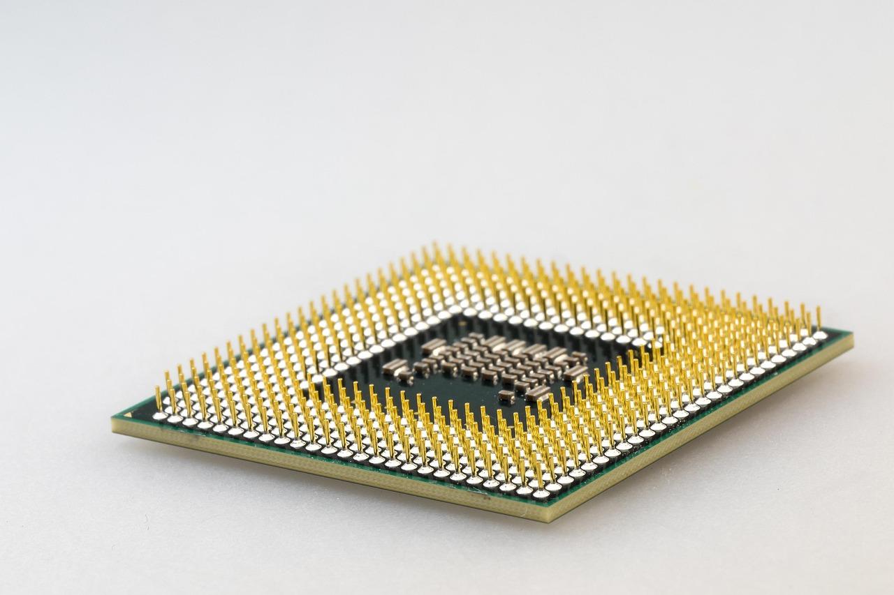 Macro de un procesador microchip de silicio, núcleo del hardware para la inteligencia artificial. Macro de un procesador microchip de silicio, núcleo del hardware para la inteligencia artificial.