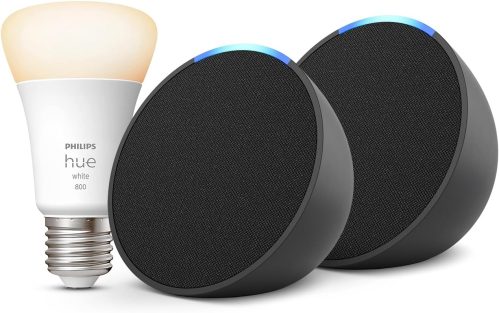 2 Echo Pop + Philips Hue White