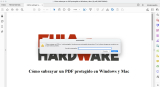 Cómo subrayar un PDF protegido en Windows y Mac