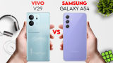 Vivo V29 vs Samsung Galaxy A54: Duelo de titanes en la gama media