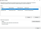 Desfragmentar un disco duro en Windows 10