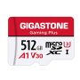 Gigastone Tarjeta Micro SD de 512GB, Gaming Plus, Compatible con Nintendo Switch, Alta Velocidad 100 MB/s, grabación de vídeo 4K,...