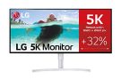 LG 34WK95U-W - Monitor 34 pulgadas UltraWide 5K WUHD, 60Hz, 5 ms, 1200:1, 450nit, DCI-P3 98%, 21:9, HDMI, DisplayPort, Color...