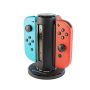 Lioncast Base de Carga para Joy-con - Dock de Carga para 4 Mandos - Compatible con los Controles de Nintendo...
