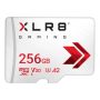 PNY XLR8 Gaming 256GB Clase 10 U3 V30 A2 Tarjeta de memoria microSDXC, Velocidad de lectura de hasta 100 MB/s,...