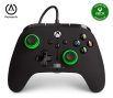 Power a - Mando con Cable, Salida de Audio y Botones Programables, de Color Negro y Verde Para Xbox One...