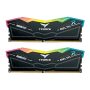 TEAMGROUP T-Force Delta RGB DDR5 32GB Kit (2x16GB) 6400MHz (PC5-51200) CL40 Módulo de Memoria de Escritorio Ram (Negro) para Z690...