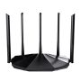 Tenda Router WiFi 6 AX1500, Doble Banda 2.4GHz/5GHz, Puerto LAN/WAN Gigabit 5 Antenas de 6dBi Modo Repetidor Control Parental, WPA3...